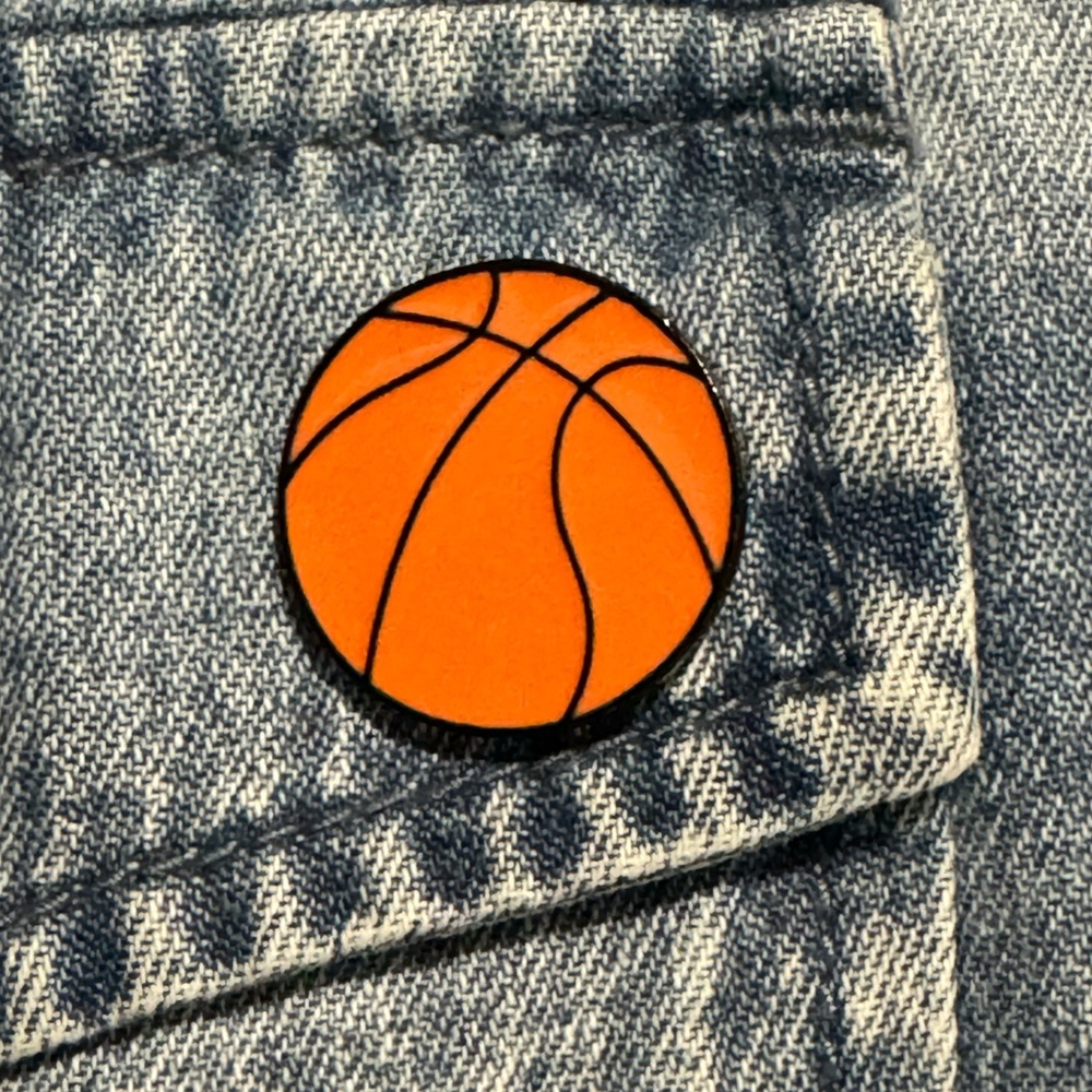 5/$15 Basketball High quality enamel pin